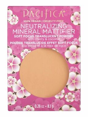 PACIFICA SHADE 2 NEUTRALIZING MINERAL MATTIFIER TRANSLUCENT POWDER 0.28 OZ